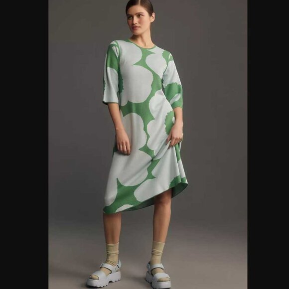 New L Marimekko x Anthropologie Pointti Unikko knitted wool...